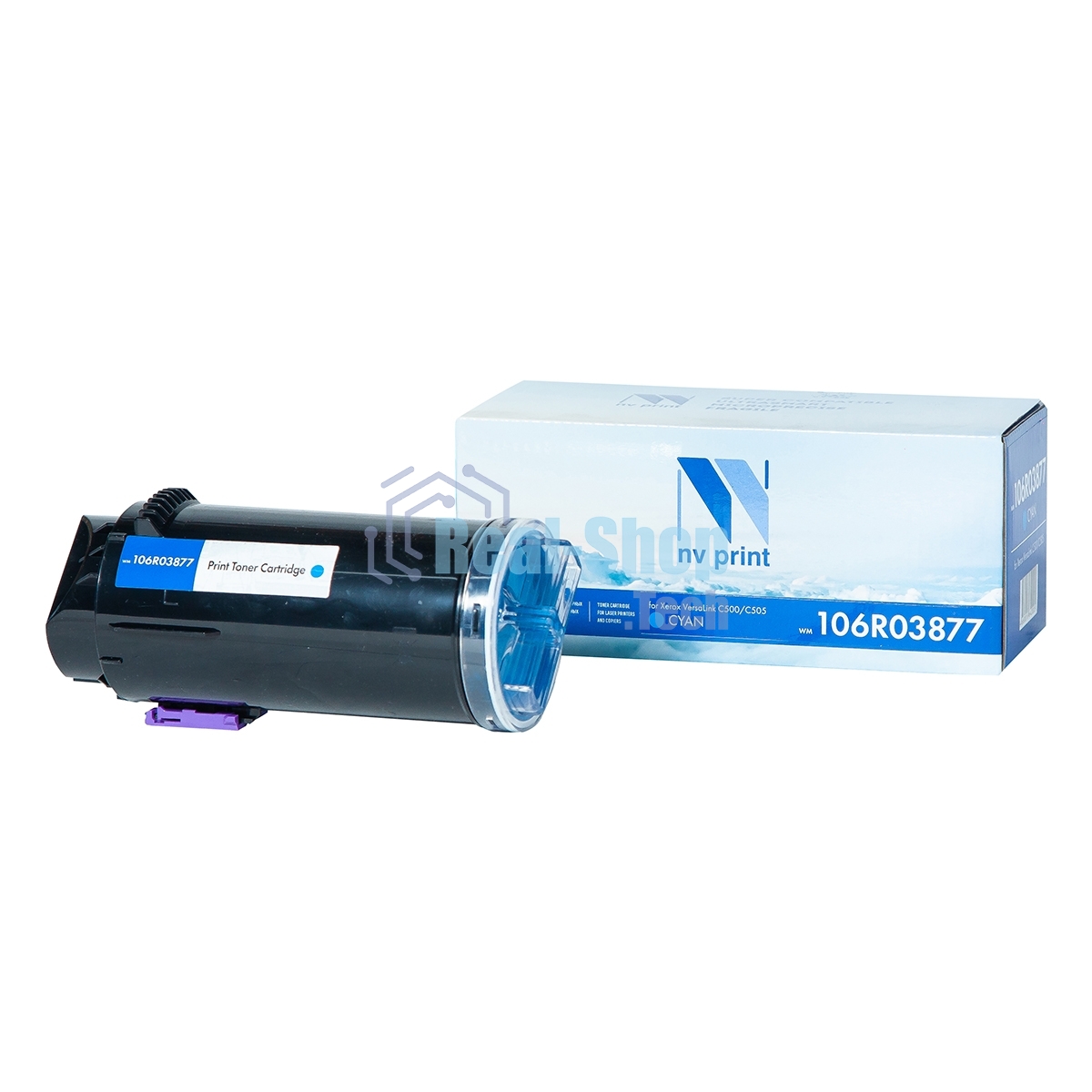 Картридж лазерный NVPrint совместимый NV-106R03877 голубой для Xerox VersaLink C500/C505 (2400k)