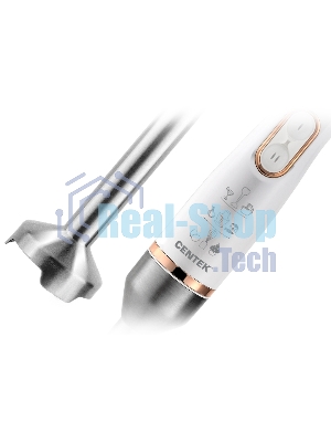 Блендер Centek CT-1347 белый 800 Вт, турбо режим, DC мотор, стакан 600мл +мерн стакан 600мл