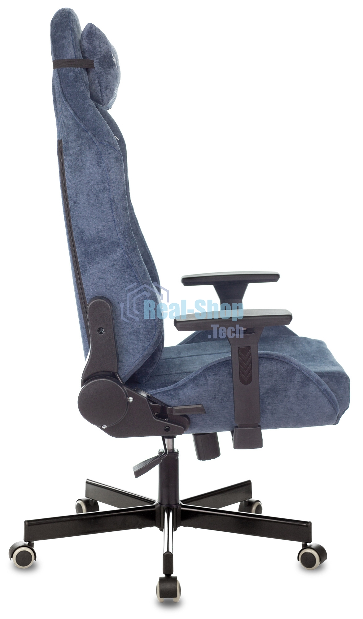 Кресло Knight N1 Fabric синий, ткань, 120 кг, механизм качания