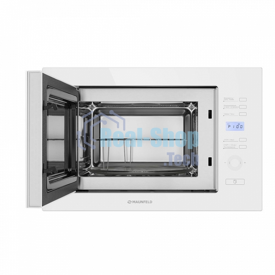 Микроволновая печь встраиваемая Maunfeld MBMO.25.7GW белый, 25 л, 900 Вт, переключатели - сенсор