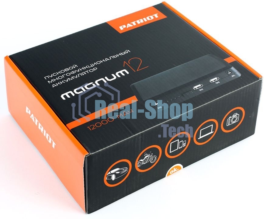 Пусковой многофункциональный аккумулятор PATRIOT MAGNUM 12
