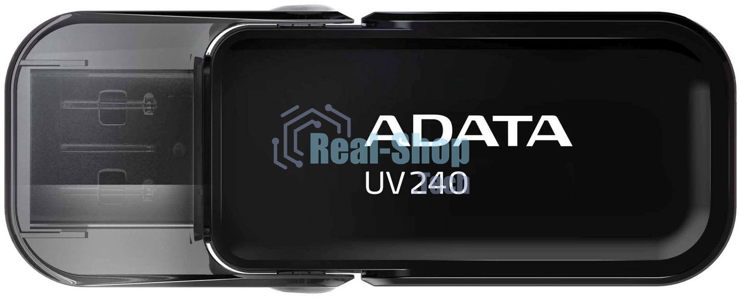 Флешка USB ADATA UV240 (AUV240-32G-RBK), 32Gb, USB 2.0, R/W 15/5, черный