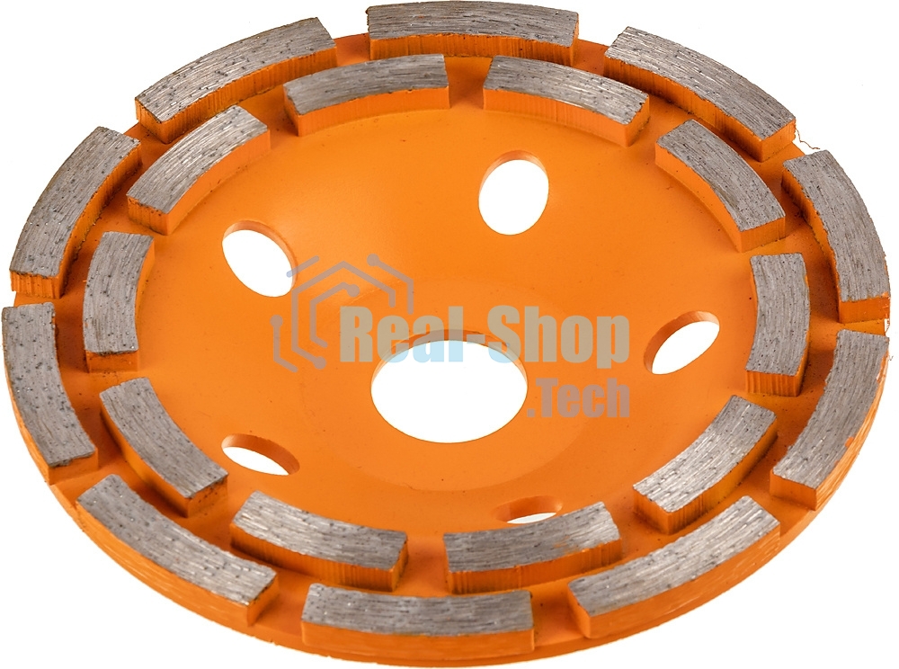 Чашка алмазная зачистная 125мм двухрядная Вихрь 73/10/3/6