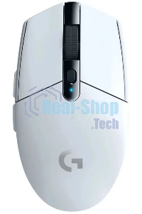 Мышь беспроводная Logitech G304 Lightspeed белый, 12000 dpi, радиоканал, USB, кнопки - 6