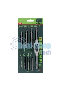 Набор метчиков Сибртех М3-М12, 8 предметов