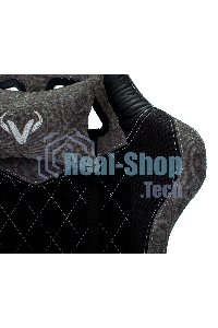 Кресло игровое Бюрократ VIKING 7 KNIGHT B FABRIC черный текстиль/эко.кожа крестовина металл/пластик