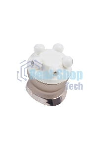 Прибор для ухода за кожей Galaxy Line GL 4960, белый, 2 скорости, 45 минут непрерывной работы, защита от водяных брызг и струй воды с любого направления, 4 основных и 2 дополнительные насадки, индикаторы работы и зарядки