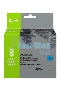 Картридж струйный Cactus CS-CH565A №82 черный (72 мл) для HP DJ 510
