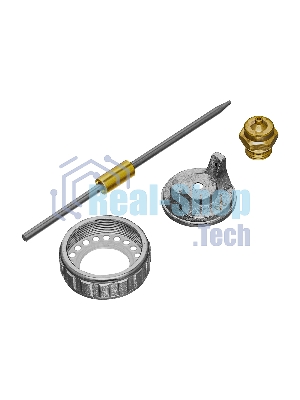 Ремкомплект для краскораспылителя Matrix 4 предмета: сопло 2,0 мм, игла, форсунка, зажим сопла
