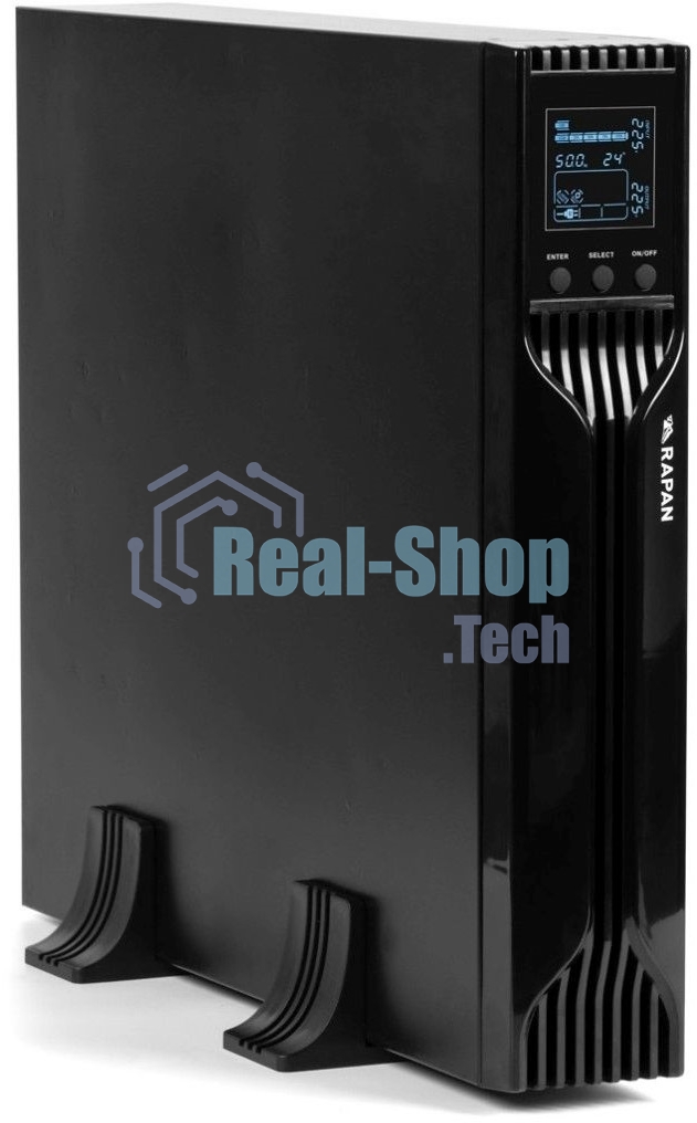 Источник бесперебойного питания ИБП Бастион RAPAN-UPS 2000 RACK+4x9Ah (1400 Вт, Line-interactive, встроенные АКБ 4 шт.x 9Ah) 8959