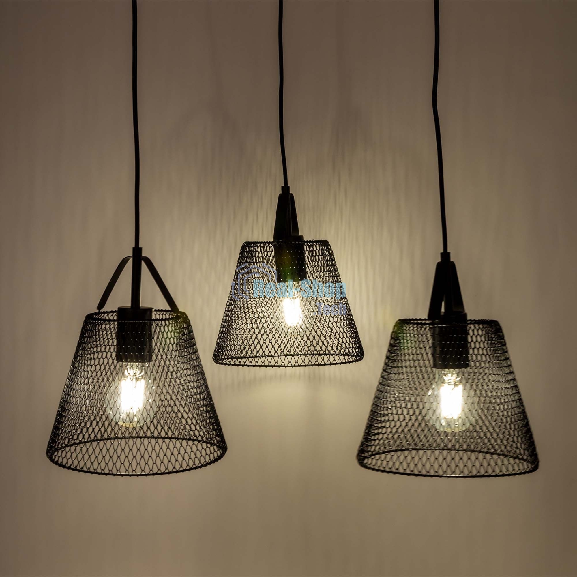 Светильник подвесной HIPER H155-2 3E2740Вт черный