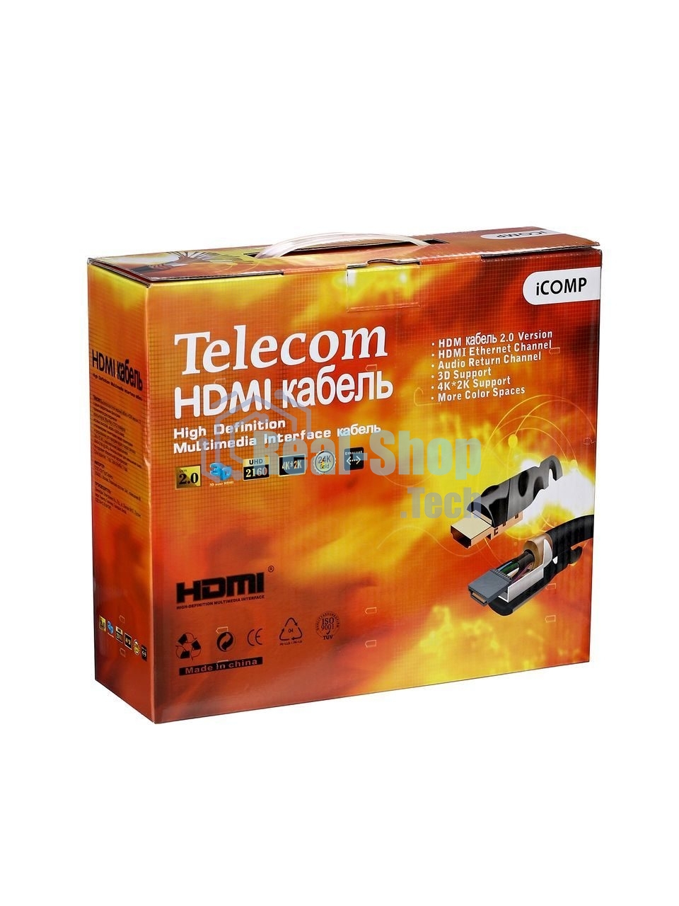Кабель HDMI-HDMI 15M V2 TCG200F-15M TELECOM