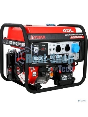 Бензиновый генераторй A-iPOWER A5500EA 20106 5кВт, 230В/50Гц, электростартер, разъем ATS