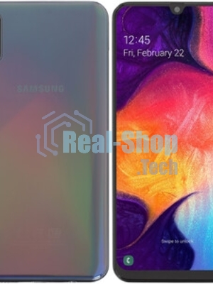 Дисплей для Samsung Galaxy A50 SM-A505F в сборе с тачскрином (OLED) черный