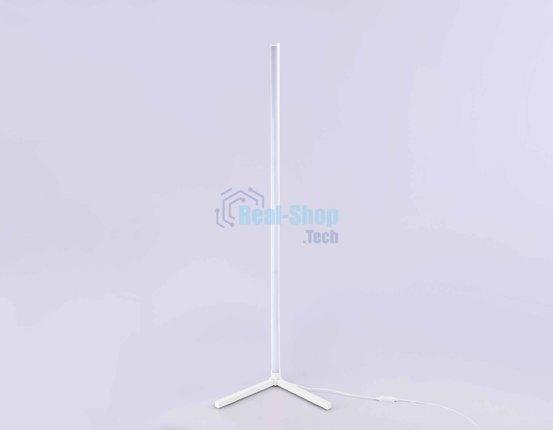 Светильник Ambrella light FL8020 WH белый LED 15W RGB D32*1250 (ПДУ РАДИО 2.4G)