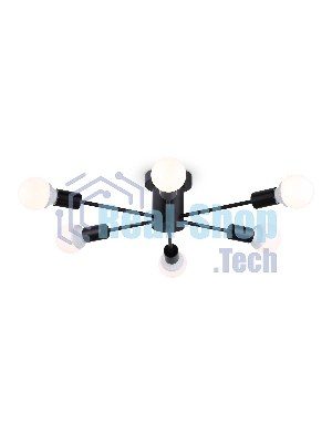 Светильник Ambrella light TR80402/6 BK черный E27/6 max 60W D780*150
