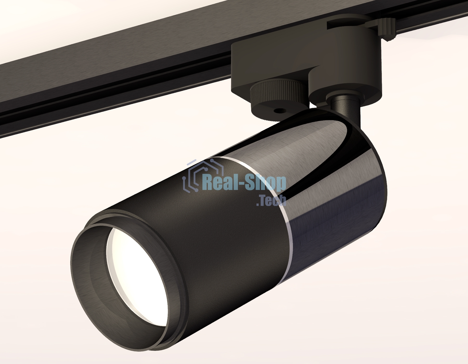 Светильник Ambrella light XT6302040 SBK/DCH/PBK черный песок/черный хром/черный полированный MR16 GU5.3