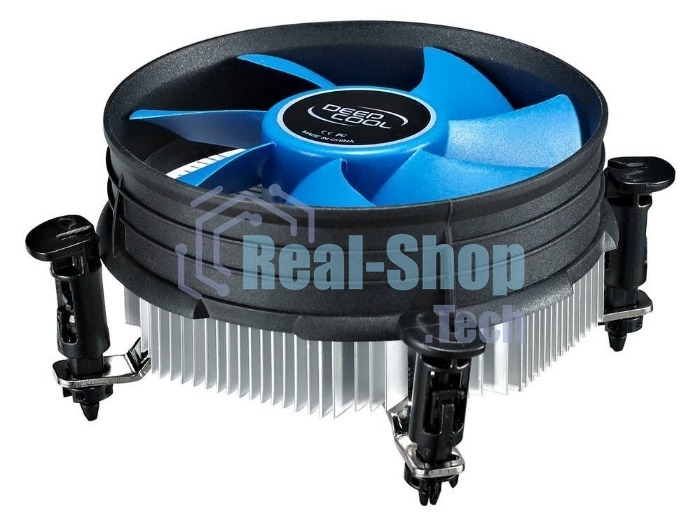 Кулер для процессора DEEPCOOL CK-11509 черный, 92 мм, алюминий, 2200 об/мин, 26.8 дБ, 3 pin, 65 Вт, 56 мм