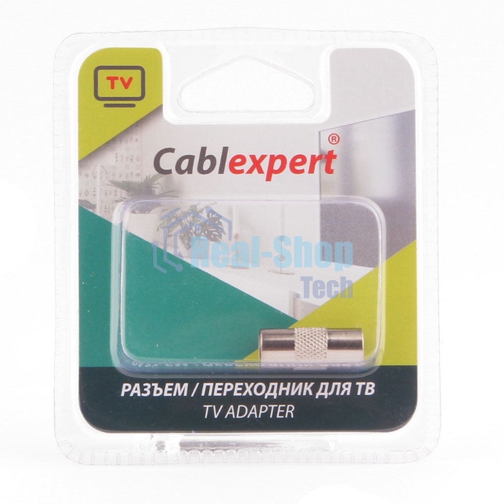 Переходник Cablexpert APL-TVMTVM-01, TV (папа)/TV (папа), блистер