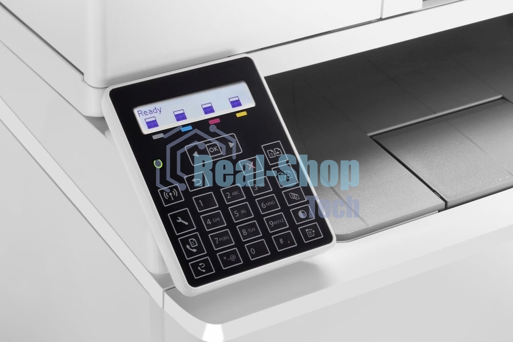 МФУ лазерное HP Color LaserJet Pro M183fw (7KW56A), A4, цветной, печ. до 16 стр/мин., скан. до 15 стр/мин. (ч/б) 8 стр/мин. (цвет), 600 x 600 dpi (печать) 1200x1200dpi (скан.), USB, RJ-45, Wi-Fi, Air Print, Mopria