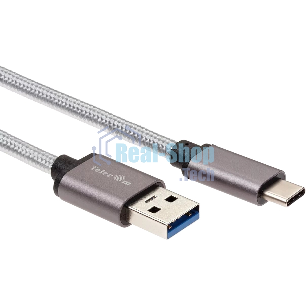 Кабель-адаптер USB 3.1 Type-Cm --> USB 3.0 Am, 2м VCOM/Telecom TC403M-2M