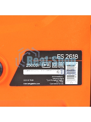 Пила цепная электрическая Patriot ES 2618, 2.5кВт,18' шина, продольный двигатель, плавный пуск, бесключевая натяжка цепи