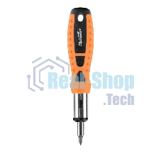 Отвертка реверсивная, биты, головки торцевые, 14шт., Sparta