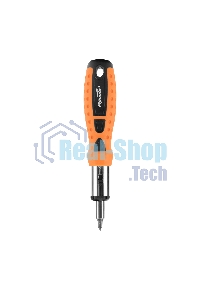 Отвертка реверсивная, биты, головки торцевые, 14шт., Sparta