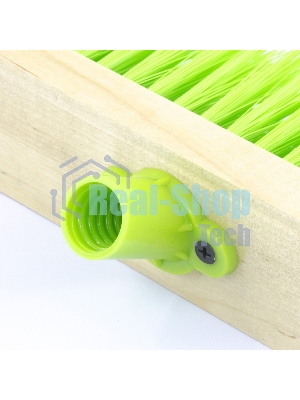 Щетка Сибртех деревянная для пола,400 мм5 рядтулейка с резьбой под углом, без черенка