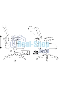 Кресло компьютерное Бюрократ CH-W797/SD/TW-18 TW-18 салатовый, спинка сетка, сиденье салатовый, колеса белый/салатовый, пластик белый