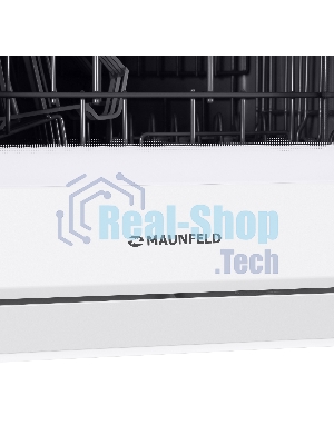 Посудомоечная машина Maunfeld MWF07IM, белый, 42 см, 3 компл., 58 дБ, класс B