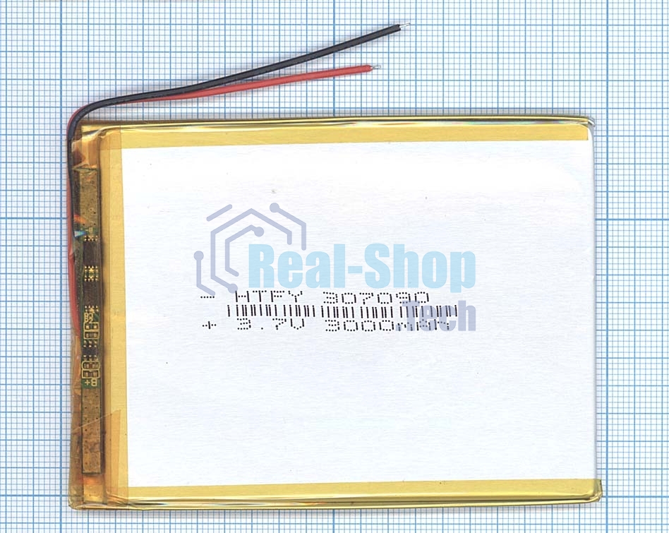 Аккумулятор Li-Pol (батарея) 3x70x90мм 2pin 3.7V/3000mAh
