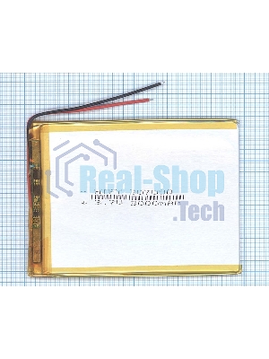 Аккумулятор Li-Pol (батарея) 3x70x90мм 2pin 3.7V/3000mAh
