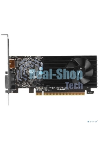 Видеокарта Gigabyte GV-N1030D4-2GL NVidia GeForce GT 1030, 2Gb DDR4/64-bit, PCI-Ex16 3.0, DVI-Dx1, HDMI2.0bx1, LP, 2-slot cooler, Retail