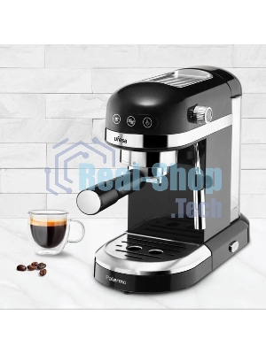 Кофеварка рожковая Ufesa PALERMO BLACK черный, исп. кофе - молотый, 1.5 л, 1350 Вт, 20 бар