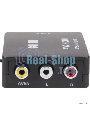 Конвертер Rexant 3 RCA на HDMI пластик, черный