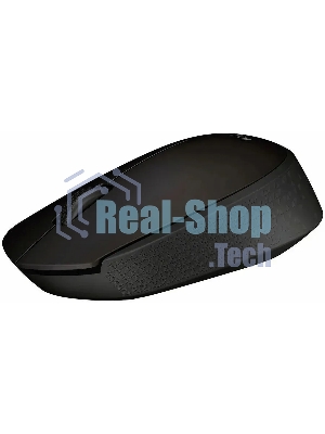 Мышь беспроводная Logitech B170 черный, 1000 dpi, радиоканал, USB, кнопки - 3