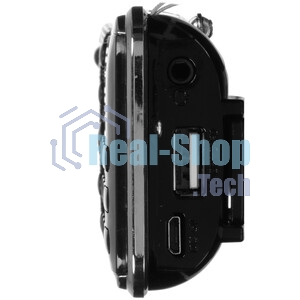 Радиоприемник портативный Сигнал РП-226BT черный/серебристый USB microSD