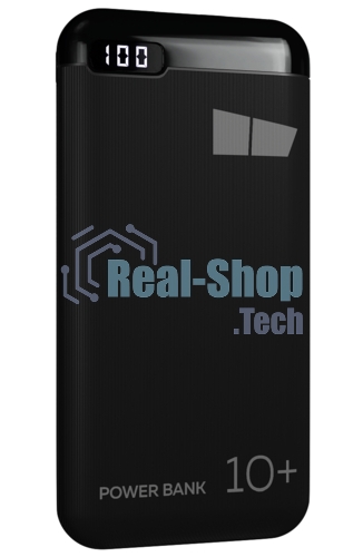 Портативный аккумулятор More choice (4620202550569) PB22-20 с кабелем 2USB 2.1A - 20000mAh черный