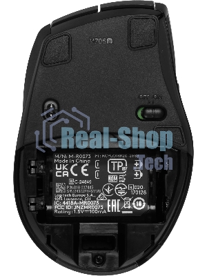 Мышь беспроводная Logitech M705 серый, 1000 dpi, USB, радиоканал, кнопки - 7