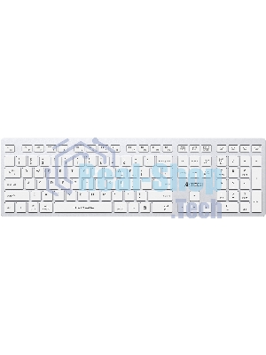 Клавиатура беспроводная A4Tech Fstyler FBX50C, USB, Bluetooth/Радиоканал, белый
