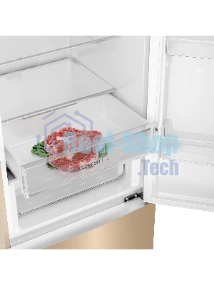 Холодильник Haier CEF538CGG золото двухкамерный 263/105л морозилка снизу, No Frost