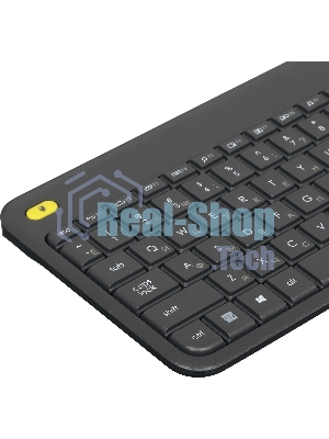 Клавиатура Logitech K400 Wireless Touch Plus беспроводная, радиоканал, чёрный