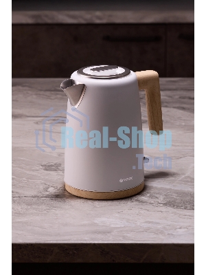 Чайник электрический Vitek VT-1154 1.7л. 2200Вт белый/дерево
