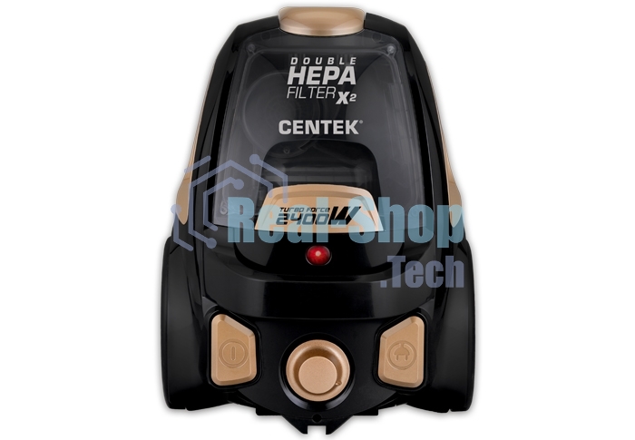 Пылесос Centek CT-2534 черно-бронзовый, 2400Вт, нера фильтр (в уп. 1 шт)