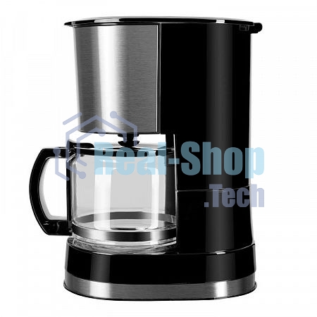 Кофеварка капельная Redmond RCM-M1507 черный/серебристый, исп. кофе - молотый, 0.6 л, 600 Вт