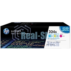 Картридж лазерный комплект HP CF372AM голубой/пурпурный/желтый для Color Laser Jet CP2025, CM2320mfp (3 х 2800)