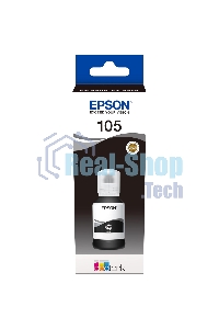 Чернила Epson 105BK C13T00Q140 черный (8000 стр.) (140мл) для Epson L7160/7180