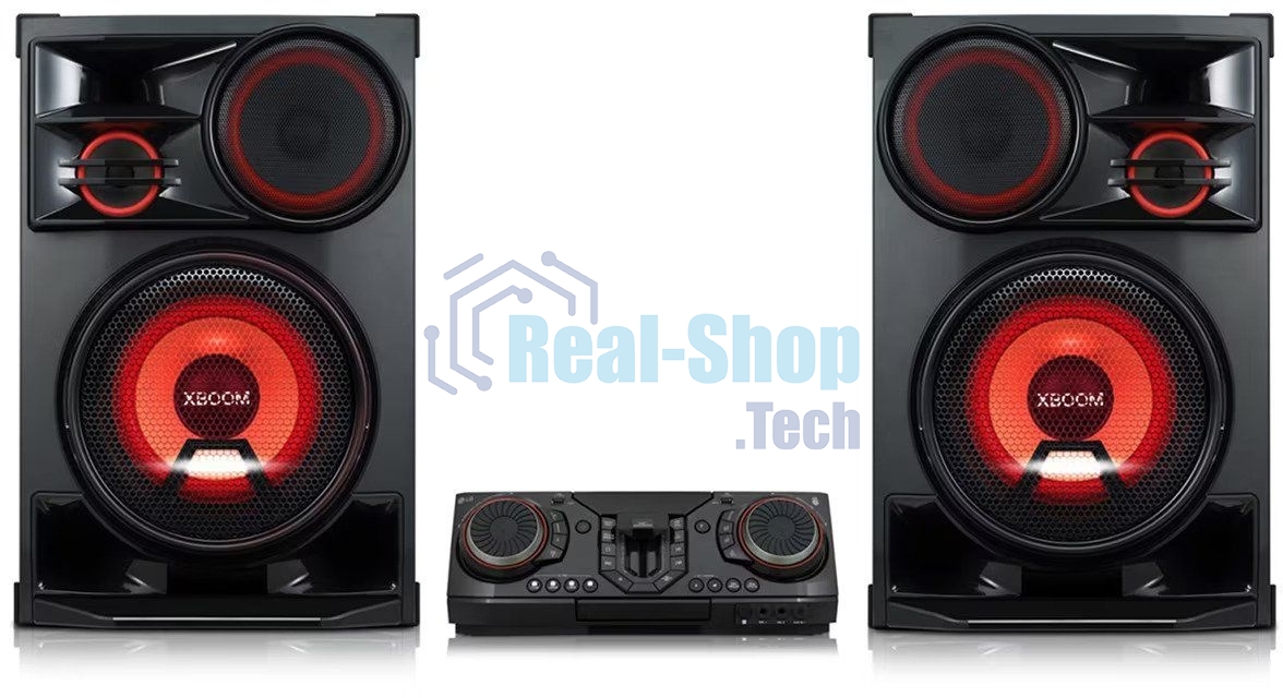 Минисистема LG CL-98+NL-98 X-BOOM 3500Вт/Разноная подсветка/Функция караоке/Вокальные эффекты/Multi Bluetooth/Беспроводное объединение устройств Party Link/состоит из 2 коробок