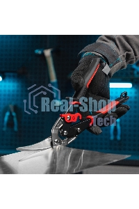 Ножницы по металлу Gross 78331 270 мм прямой и левый проходной резсталь-СrMo двухкомп. рук-ки